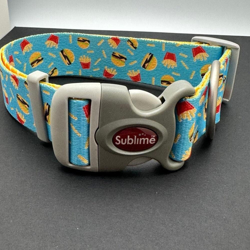 Adorable Summer Cookout Theme Dog Collar